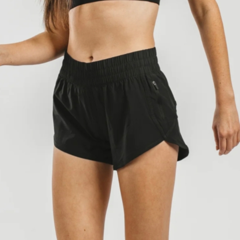 Women's Black Athletic Shorts
